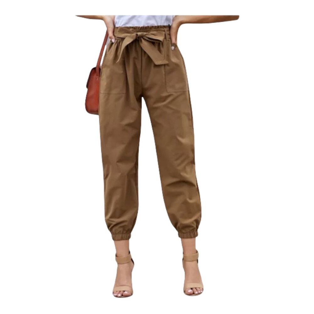 Belted Frock-Style Pants - Picture 1 of 12